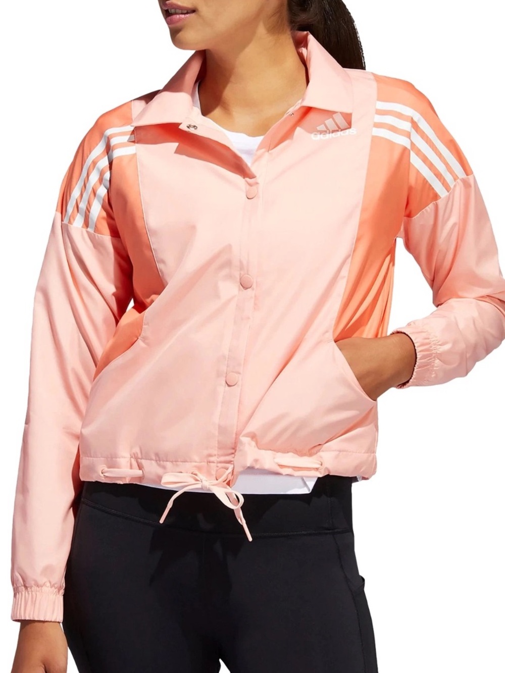 Adidas 3-Stripe Coaches Windbreaker
